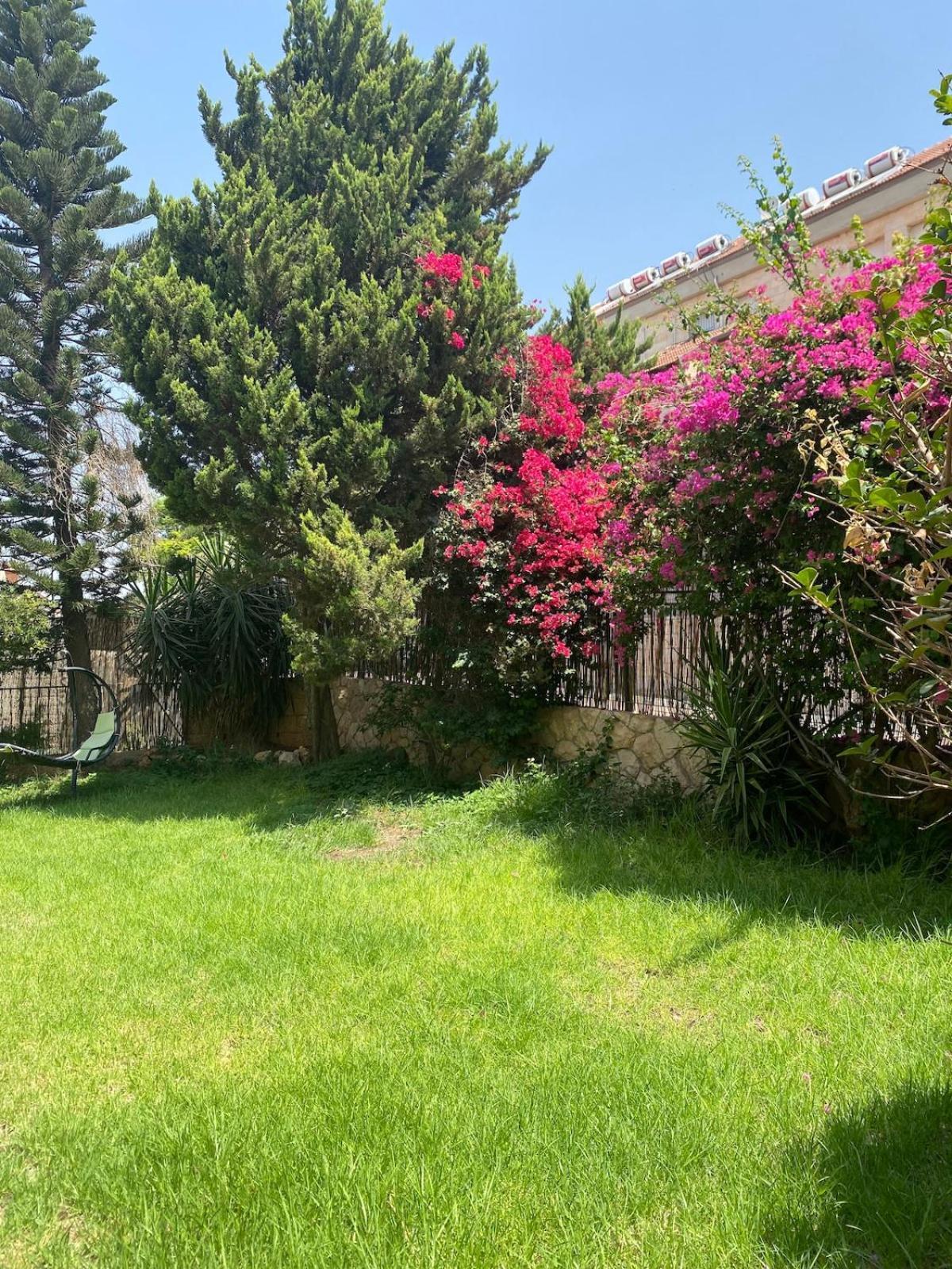 דירת גן מרווחת במיקום מעולה עם נטפליקס חינמי Apartment Ma'ale Adumim Bagian luar foto